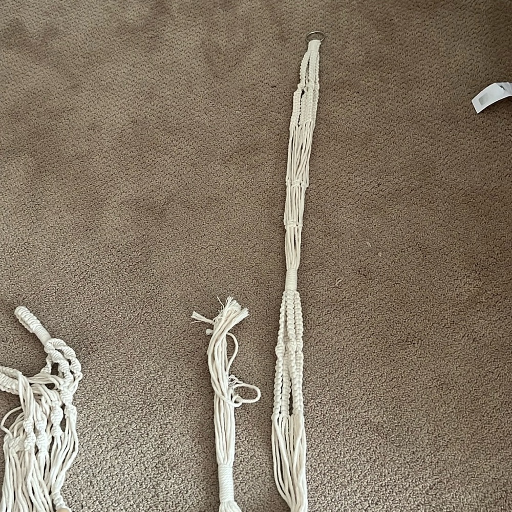 string art plant hanger